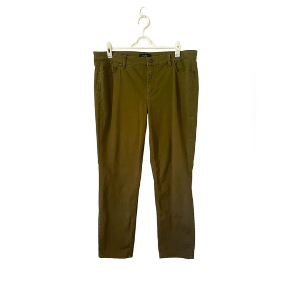 Talbots Flawless Slim Ankle in Olive, Size 16‎